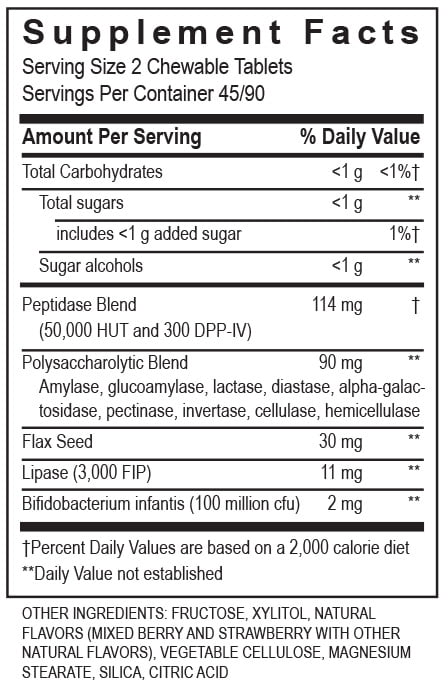 Kidz Digest* Chewable - 180 Tablets